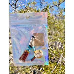 Native American Earrings Multi Color Shell & Sterling Sliver 3.75" Hand Made